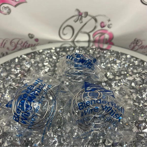 Blender ball  whiskers for food and drinks protein and more metal shareable stir - Picture 3 of 5